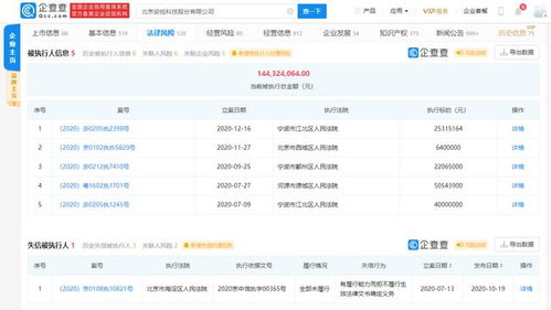 安控科技風波再起 新增執行案件，累計執行金額突破1.44億，軟件開發與技術轉讓業務受關注